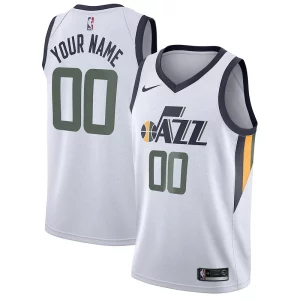 Estupendo Utah Jazz Nike Swingman Custom Jersey Association Edition White