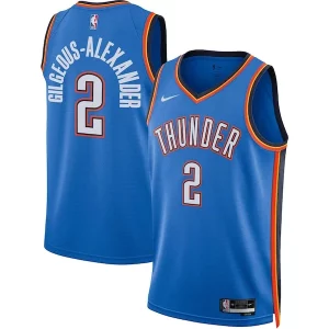 Maravilloso Shai Gilgeous Alexander Oklahoma City Thunder Nike Unisex Swingman Jersey Icon Edition Blue