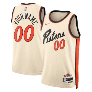 Sofisticado Estupendo Atractivo Detroit Pistons Nike Unisex 2024/25 Custom Swingman Jersey City Edition White