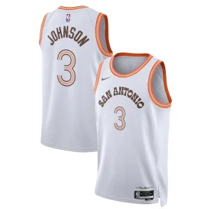 Atractivo Keldon Johnson San Antonio Spurs Nike Unisex 2023/24 Swingman Jersey White City Edition