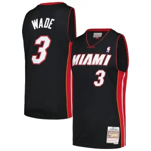 Increíble Encantador Dwyane Wade Miami Heat 2012/13 Hardwood Classics Swingman Jersey Black