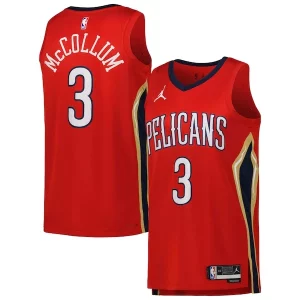 Maravilloso CJ McCollum New Orleans Pelicans Jordan Brand Unisex Swingman Jersey Statement Edition Red