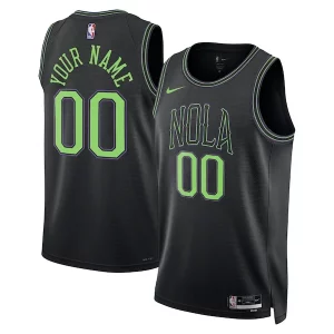 Único Maravilloso New Orleans Pelicans Nike Unisex 2023/24 Custom Swingman Jersey Black City Edition