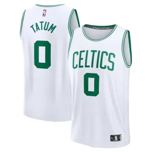 Fantástico Jayson Tatum Boston Celtics Youth Fast Break Replica Player Jersey Association Edition White