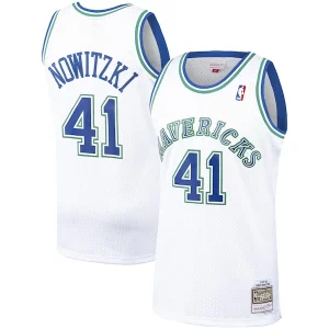 Versátil Dirk Nowitzki Dallas Mavericks 1998/99 Hardwood Classics Swingman Jersey White