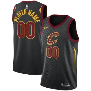 Ideal Fantástico Cleveland Cavaliers Nike Swingman Custom Jersey Black Statement Edition