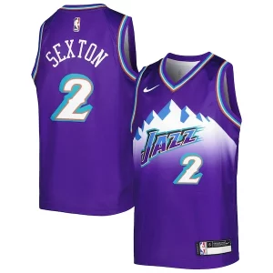 Moderno Collin Sexton Utah Jazz Nike Youth 2022/23 Swingman Jersey City Edition Purple