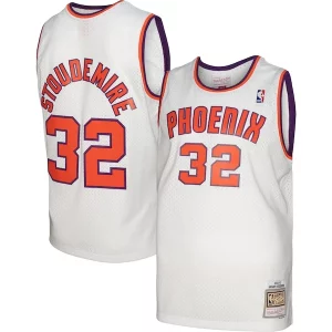 Delicioso Increíble Chulo Amar'e Stoudemire Phoenix Suns 2001/02 Hardwood Classics Swingman Jersey White/Purple