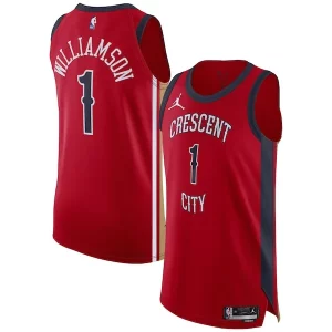 Práctico Robusto Elegante Zion Williamson New Orleans Pelicans Jordan Brand Authentic Jersey Association Edition Red