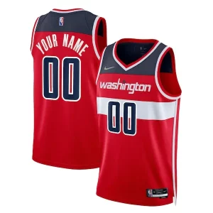 Original Robusto Washington Wizards Nike 2021/22 Diamond Swingman Custom Jersey Icon Edition Red