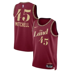 Magnífico Exquisito Clásico Donovan Mitchell Cleveland Cavaliers Nike Unisex 2023/24 Swingman Jersey Wine City Edition