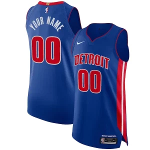 Versátil Único Increíble Detroit Pistons Nike Authentic Custom Jersey Blue Icon Edition