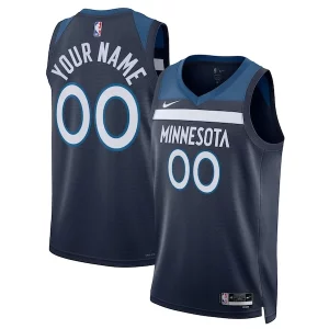 Robusto Minnesota Timberwolves Nike Unisex Swingman Custom Jersey Navy Icon Edition