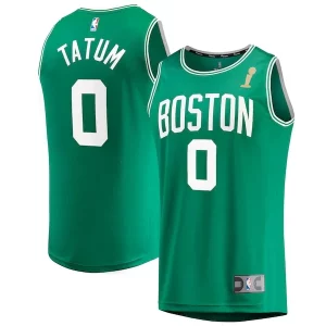 Clásico Jayson Tatum Boston Celtics 2024 NBA Finals Champions Fast Break Replica Player Jersey Kelly Green Icon Edition