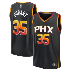 Moderno Kevin Durant Phoenix Suns Fast Break Replica Player Jersey Statement Edition Black