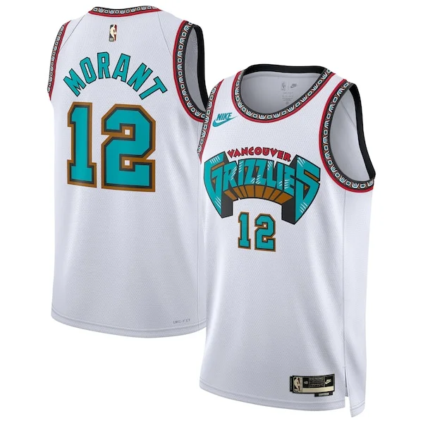 Maravilloso Duradero Ja Morant Memphis Grizzlies Nike Unisex 2024/25 Swingman Jersey White Classic Edition