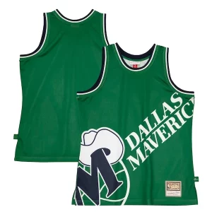 Maravilloso Original Dallas Mavericks Hardwood Classics Blown Out Fashion Jersey Green