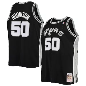 Robusto David Robinson San Antonio Spurs 1998/99 Big & Tall Hardwood Classics Swingman Jersey Black