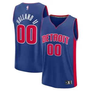 Exquisito Ron Holland II Detroit Pistons Fast Break Replica Player Jersey Icon Edition Blue