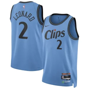 Único Magnífico Kawhi Leonard LA Clippers Nike Unisex 2024/25 Swingman Player Jersey City Edition Light Blue