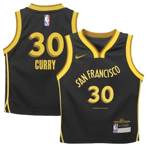 Perfecto Stephen Curry Golden State Warriors Nike Toddler Swingman Replica Jersey City Edition Black