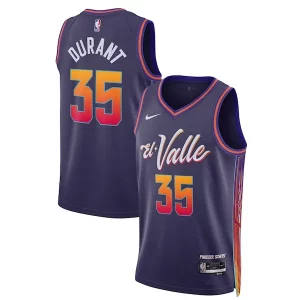 Clásico Práctico Sofisticado Kevin Durant Phoenix Suns Nike Unisex 2023/24 Swingman Jersey Purple City Edition
