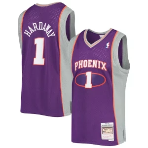 Práctico Elegante Clásico Penny Hardaway Phoenix Suns 2001/02 Hardwood Classics Swingman Jersey Purple/White