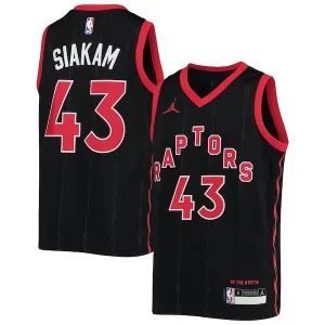 Hermoso Genial Robusto Pascal Siakam Toronto Raptors Jordan Brand Youth 2020/21 Swingman Jersey Statement Edition Black