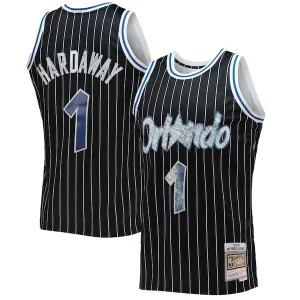 Increíble Elegante Duradero Penny Hardaway Orlando Magic 1996/97 Hardwood Classics NBA 75th Anniversary Diamond Swingman Jersey Black