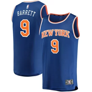Resistente Fantástico Ideal RJ Barrett New York Knicks Replica Fast Break Jersey Blue Icon Edition