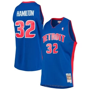 Atractivo Versátil Bonito Richard Hamilton Detroit Pistons 2003/04 Hardwood Classics Swingman Jersey Blue