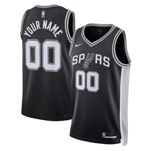 Estupendo Cool Lujoso San Antonio Spurs Nike Unisex Swingman Custom Jersey Black Icon Edition