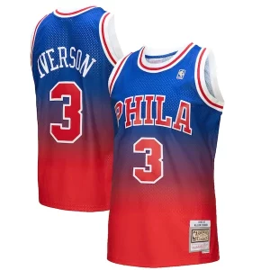 Resistente Hermoso Robusto Allen Iverson Philadelphia 76ers 1996/97 Hardwood Classics Fadeaway Swingman Player Jersey Red/Royal