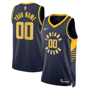 Elegante Comodo Hermoso Indiana Pacers Nike Unisex 2022/23 Swingman Custom Jersey Navy Icon Edition