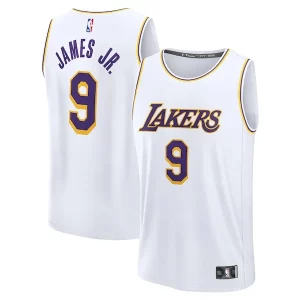 Bonito Bronny James Los Angeles Lakers Fast Break Replica Player Jersey Association Edition White