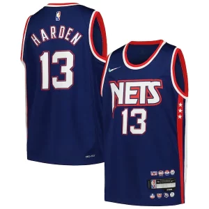 Único Perfecto James Harden Brooklyn Nets Nike Youth Swingman Jersey City Edition Navy