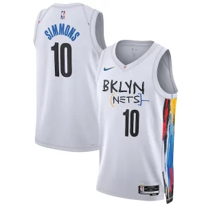 Moderno Genial Comodo Ben Simmons Brooklyn Nets Nike Unisex 2022/23 Swingman Jersey City Edition White