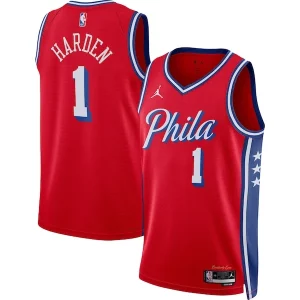 Maravilloso Robusto James Harden Philadelphia 76ers Jordan Brand Unisex Swingman Jersey Statement Edition Red