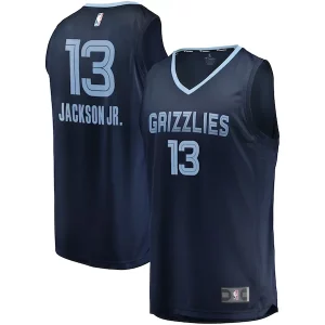 Ideal Versátil Exquisito Jaren Jackson Jr. Memphis Grizzlies Replica Fast Break Jersey Navy Icon Edition