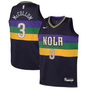Delicioso CJ McCollum New Orleans Pelicans Nike Youth Swingman Jersey City Edition Purple