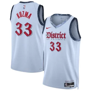 Atractivo Kyle Kuzma Washington Wizards Nike Unisex 2024/25 Swingman Player Jersey City Edition Powder Blue