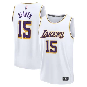 Magnífico Estupendo Austin Reaves Los Angeles Lakers Youth Fast Break Replica Player Jersey Association Edition White