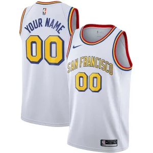 Perfecto Golden State Warriors Nike Unisex 2019/20 Custom Swingman Jersey White Classic Edition