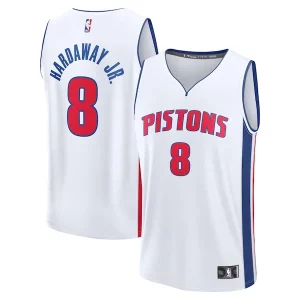 Fácil de llevar Tim Hardaway Jr. Detroit Pistons Fast Break Replica Player Jersey Association Edition White