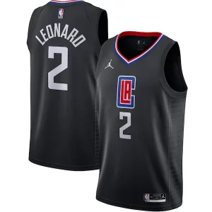 Versátil Kawhi Leonard LA Clippers Jordan Brand 2020/21 Swingman Jersey Statement Edition Black