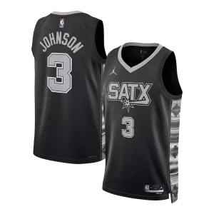 Maravilloso Robusto Sofisticado Keldon Johnson San Antonio Spurs Jordan Brand Unisex Swingman Jersey Statement Edition Black