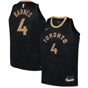 Hermoso Scottie Barnes Toronto Raptors Nike Youth 2022/23 Swingman Jersey City Edition Black