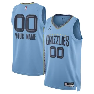 Exquisito Fácil de llevar Memphis Grizzlies Jordan Brand Unisex 2022/23 Swingman Custom Jersey Statement Edition Blue
