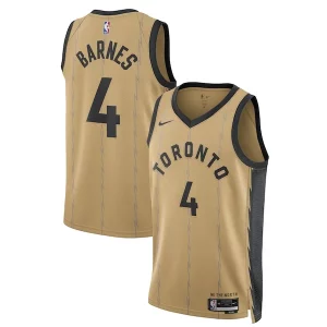Elegante Bonito Scottie Barnes Toronto Raptors Nike Unisex 2023/24 Swingman Jersey Gold City Edition