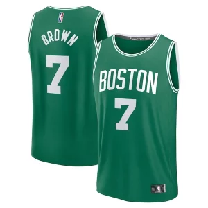 Único Estupendo Jaylen Brown Boston Celtics Fast Break Replica Player Jersey Icon Edition Kelly Green